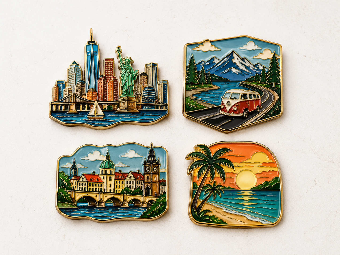 Custom souvenir magnets